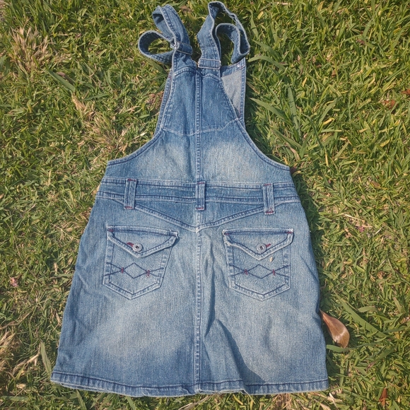Denim Mudd Juniors Overall Skirt Size 1 - Picture 2 of 14